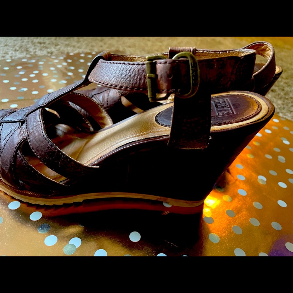 Frye leather sandals size 8.5